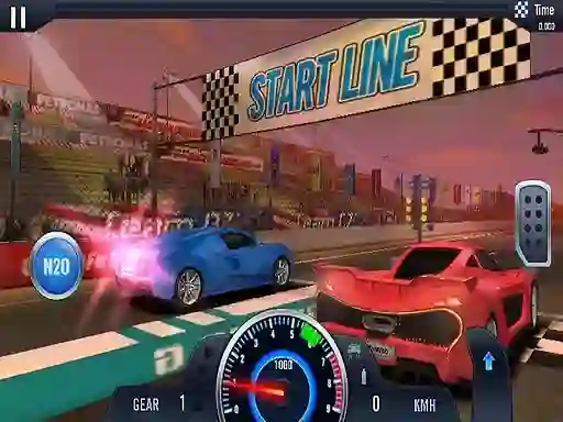 Oyunu Fast Line Furious Car Racing çevrimiçi