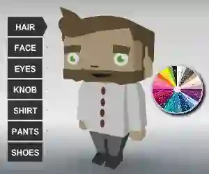 Oyunu Coloring Bloxy Boy çevrimiçi