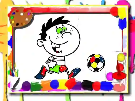 Oyunu Football Coloring Time çevrimiçi