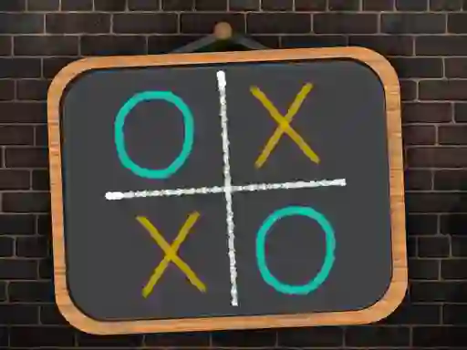 Oyunu Tic Tac Toe blackboard çevrimiçi