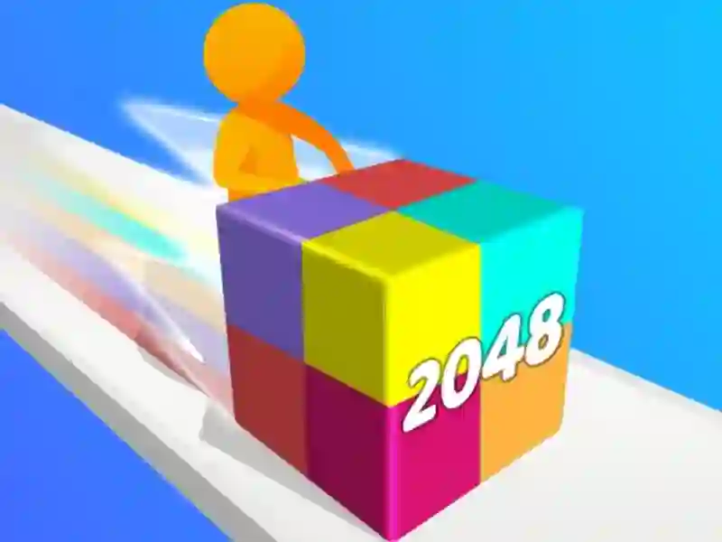 Oyunu Geometry Stack 2048 Run çevrimiçi