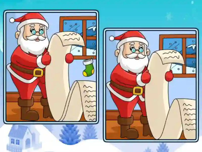 Oyunu Christmas Spot the Difference çevrimiçi