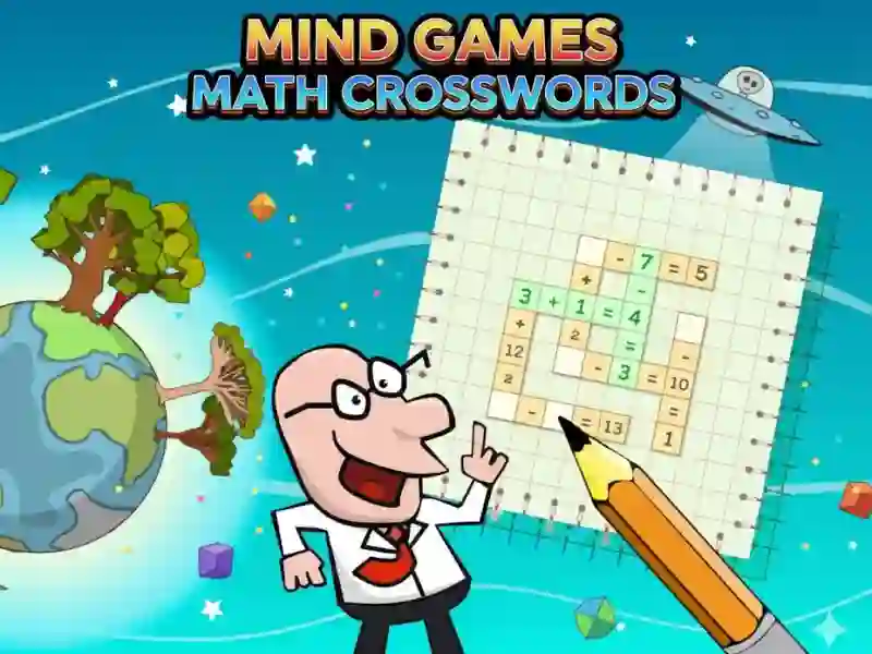 Oyunu Mind Games Math Crosswords çevrimiçi