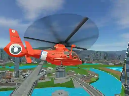 Oyunu 911 Rescue Helicopter Simulation 2020 çevrimiçi