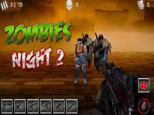 Oyunu Zombies Night 2 çevrimiçi