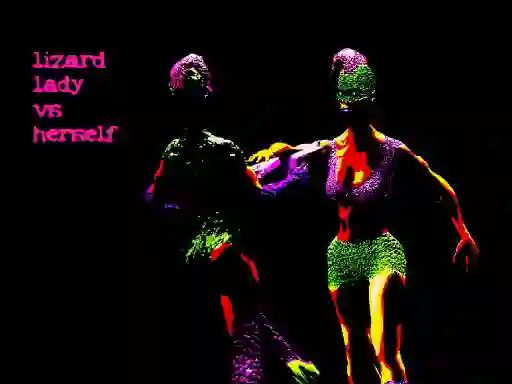 Oyunu Lizard Lady vs Herself çevrimiçi