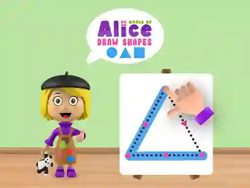 Oyunu World of Alice Draw Shapes çevrimiçi