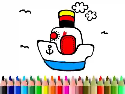 Oyunu Back to School: Boat Coloring çevrimiçi