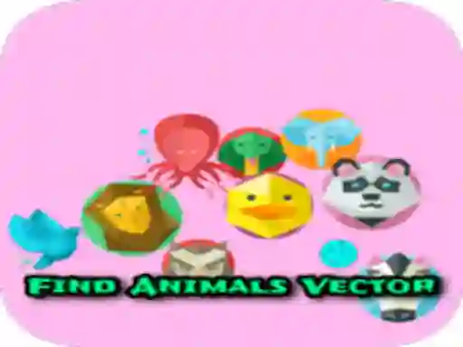 Oyunu Find Animals Vector çevrimiçi