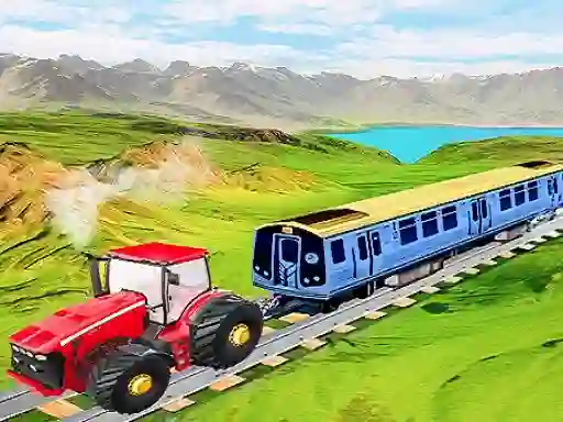 Oyunu Chained tractor towing train çevrimiçi