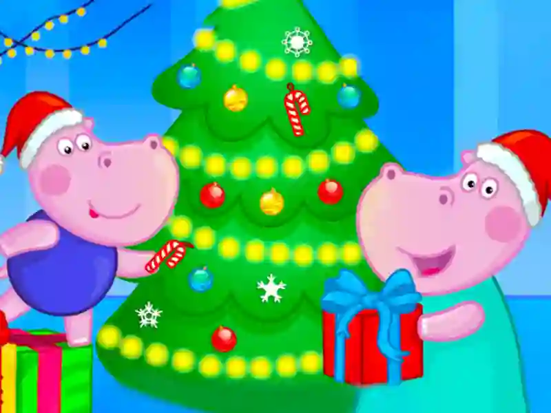 Oyunu Hippo Christmas Calendar çevrimiçi