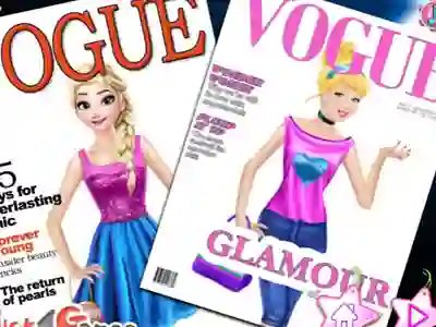 Oyunu Princesses On Vogue Cover çevrimiçi