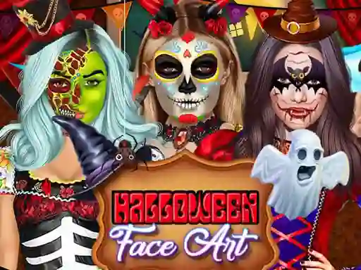 Oyunu Kylie Jenner Halloween Face Art çevrimiçi