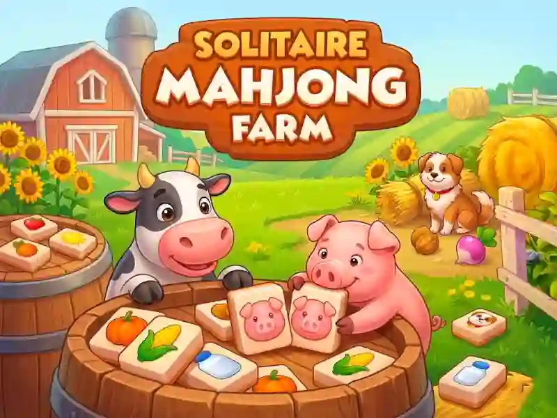 Oyunu Solitaire Mahjong Farm çevrimiçi