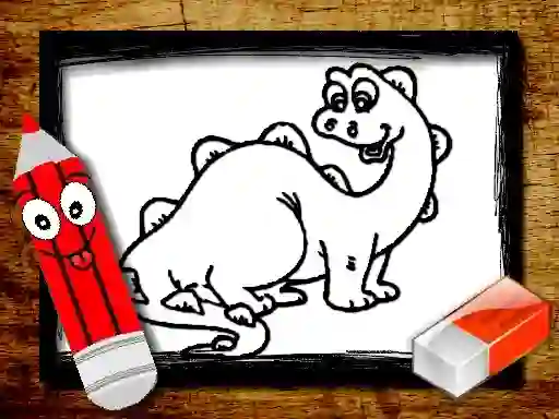Oyunu Back To School: Dinosaur Coloring Book çevrimiçi