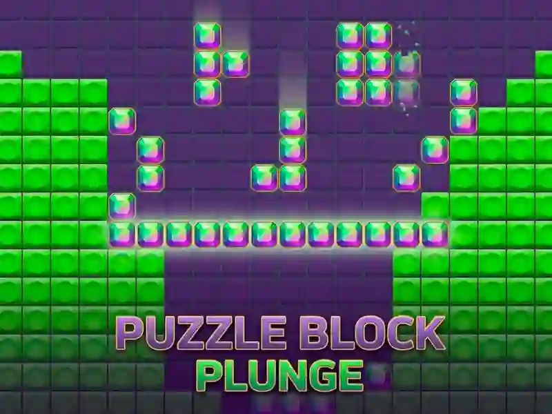 Oyunu Puzzle Block Plunge çevrimiçi