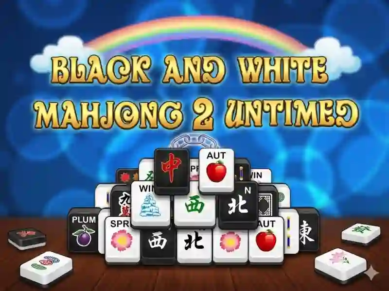 Oyunu Mahjong Black White 2 Untimed çevrimiçi