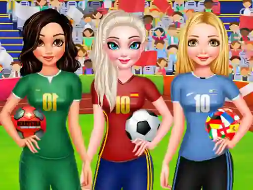 Oyunu BFF Princess Vote For Football 2018 çevrimiçi