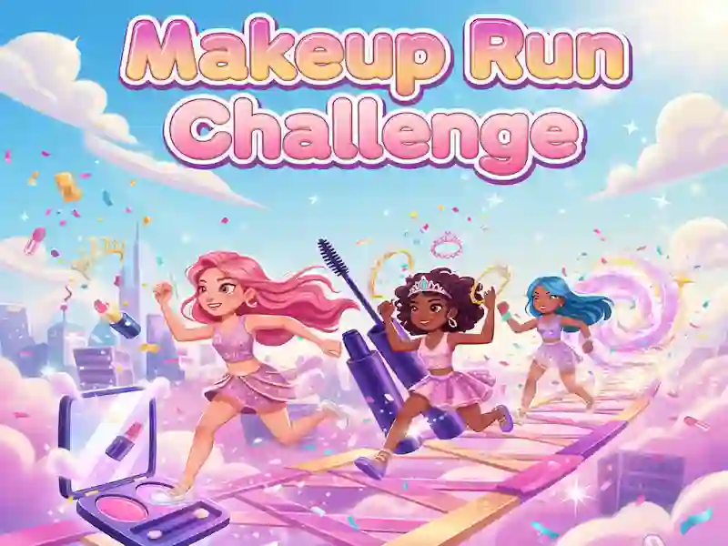 Oyunu Makeup Run Challenge çevrimiçi