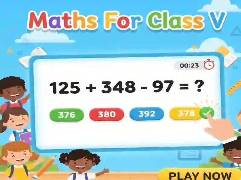 Oyunu Maths For Class V çevrimiçi