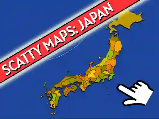 Oyunu Scatty Maps Japan çevrimiçi