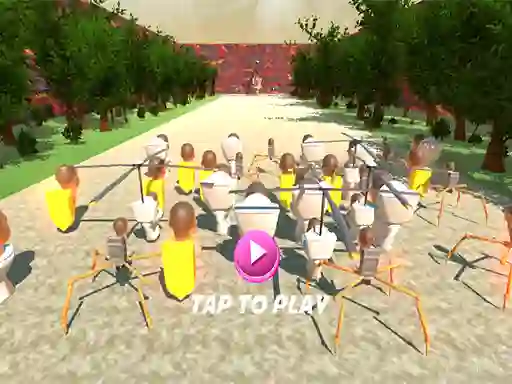 Oyunu SQUID TOILET 3D çevrimiçi