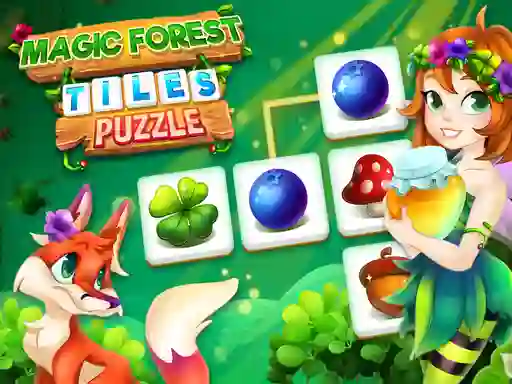 Oyunu Magic Forest Tiles Puzzle çevrimiçi