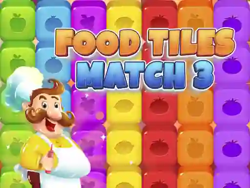 Oyunu Food Tiles Match 3 çevrimiçi