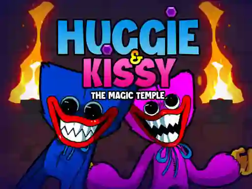Oyunu Huggie & Kissy The Magic Temple çevrimiçi