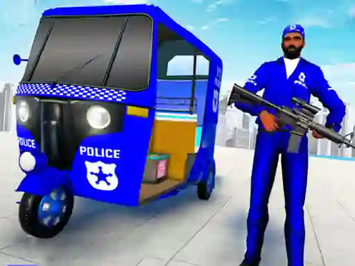 Oyunu Police Auto Rickshaw Taxi çevrimiçi