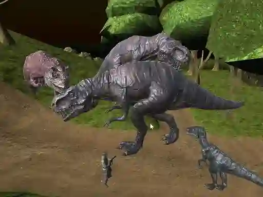 Oyunu Mightnight Multiplayer Dinosaur Hunt çevrimiçi