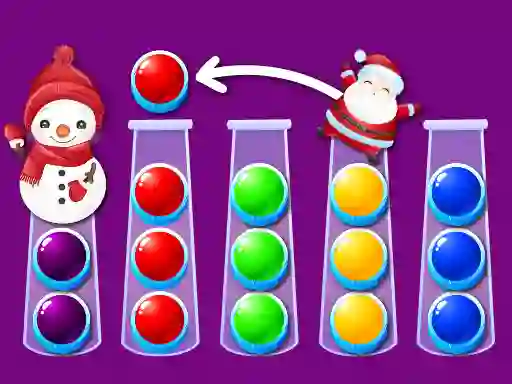 Oyunu Ball Sort Xmas çevrimiçi
