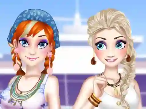 Oyunu Ella and Anna Spring Break çevrimiçi