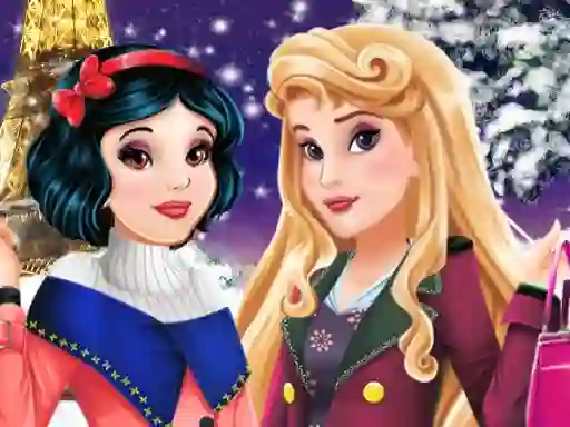 Oyunu Aurora and Snow White Winter Fashion çevrimiçi