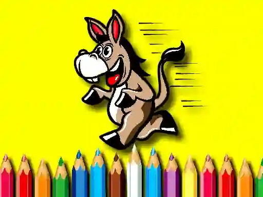 Oyunu Back To School Coloring Book Donkey çevrimiçi