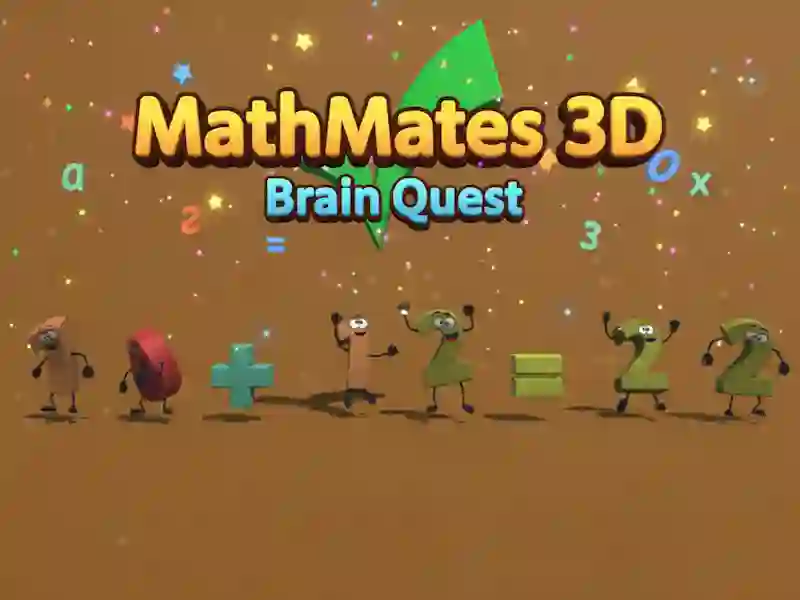 Oyunu MathMates 3D: Brain Quest çevrimiçi