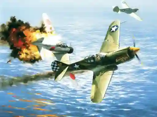 Oyunu Aviation Art Air Combat Slide çevrimiçi
