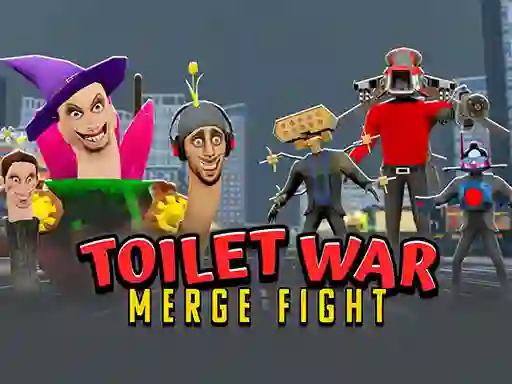 Oyunu Toilet War: Merge Skibidi çevrimiçi