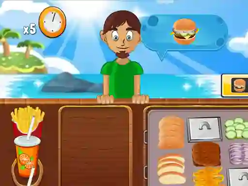 Oyunu Beach Burger çevrimiçi