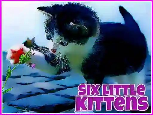 Oyunu Six Little Kittens çevrimiçi