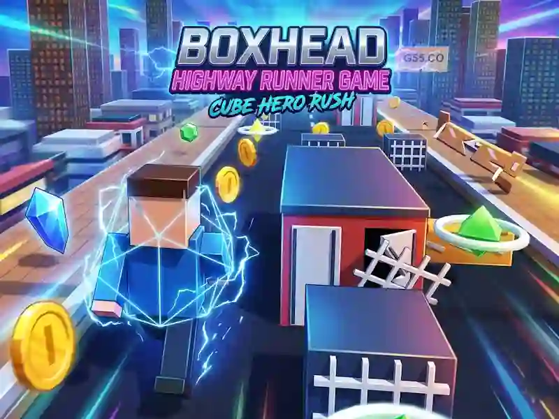 Oyunu Boxhead Highway Runner Game çevrimiçi