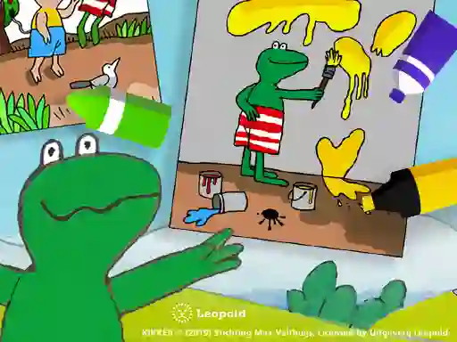 Oyunu Coloring Kikker çevrimiçi