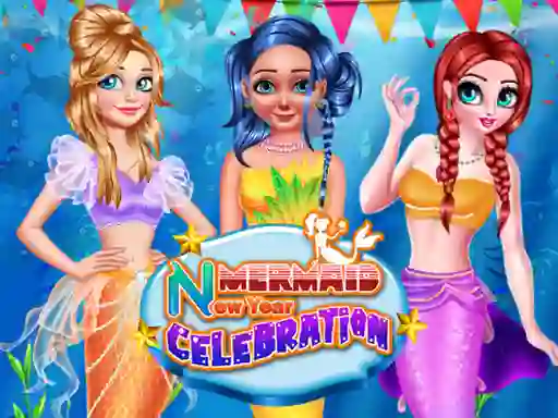 Oyunu Mermaid New Year Celebration çevrimiçi
