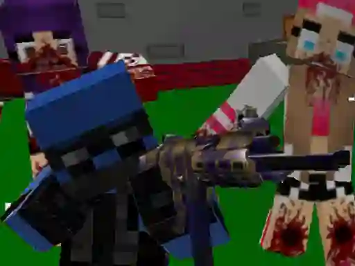 Oyunu Blocky Combat Special Forces: Zombie Apocalypse çevrimiçi
