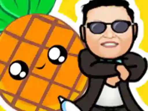 Oyunu Pineapple and pen vs gangnam style çevrimiçi