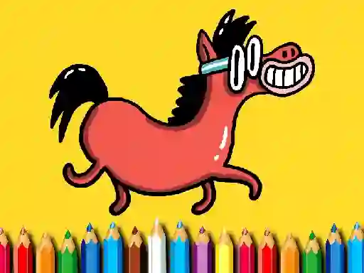 Oyunu Back To School: Pony Coloring Book çevrimiçi