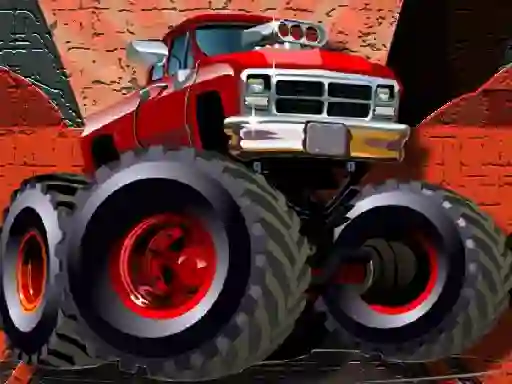 Oyunu Crazy Monster Trucks Puzzle çevrimiçi