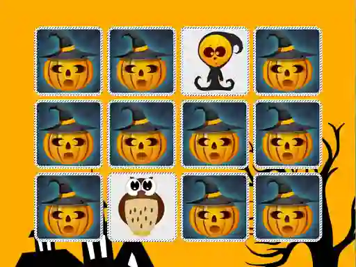 Oyunu Kids Memory Game Halloween çevrimiçi