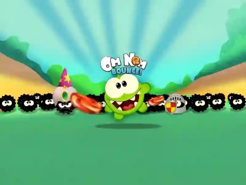 Oyunu Om Nom Bounce çevrimiçi