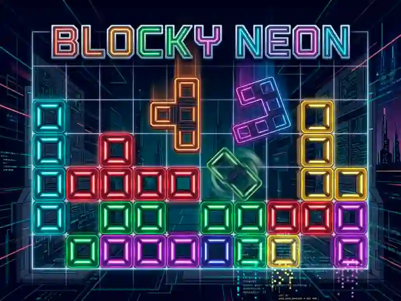 Oyunu Blocky Neon çevrimiçi